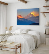 Paul Sinus Wandbild 120x80cm Himalaya Gebirge Schneegipfel Berge Natur Blau