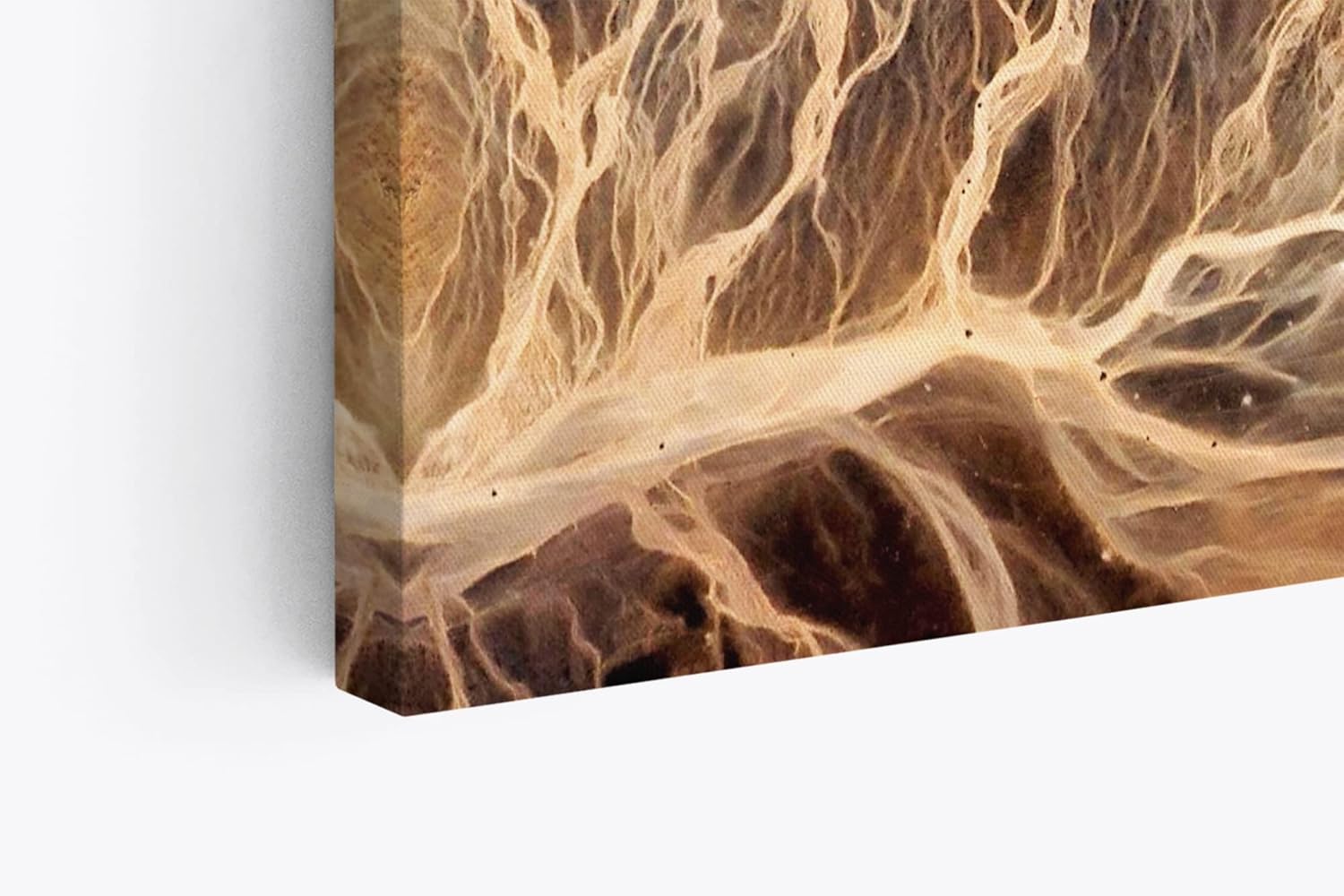 Paul Sinus Wandbild 120x80cm Fotografie der Wüsten Afrikas aus der Luft Abstrakt Kunstvoll