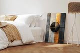 Paul Sinus 60x90cm Wandbild Goldkraft Vision – Powerdesign mit Fokuskunstwerk aus Geometrie und urbaner Eleganz
