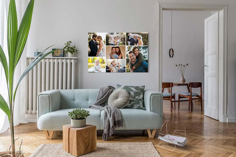 Paul Sinus Wandbild Collage - SOFORT ONLINE Upload - gestalten Sie selbst Ihre Fotos auf Leinwand - in verschiedenen Größen personalisieren