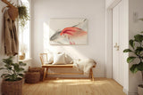 Sinus Art Wandbild 120x80cm Zwei Koi-Fische in traditioneller japanischer Darstellungsweise als Symbol für Harmonie und Ruhe
