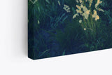 Paul Sinus Wandbild 120x80cm Sonnenuntergang Wildblumen Wiese Natur Landschaft