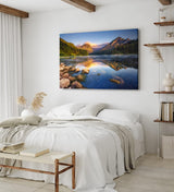 Paul Sinus Wandbild 120x80cm Berge Bergsee Alpen Landschaftsbild Natur Gebirge