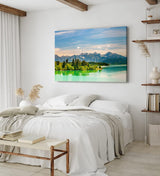 Paul Sinus Wandbild 120x80cm Forggensee Deutschland See Landschaft Berge Natur