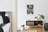 Paul Sinus Leinwandbild 60x90cm Ethereal Flow – Abstrakt, Kunst, Harmonie, Bewegung, Farben, Struktur, Eleganz, Balance, Form, Dynamik, Licht, Tiefe