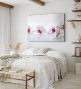 Paul Sinus Wandbild 120x80cm Orchideen Blumen weiße Blüten Hell Fotokunst