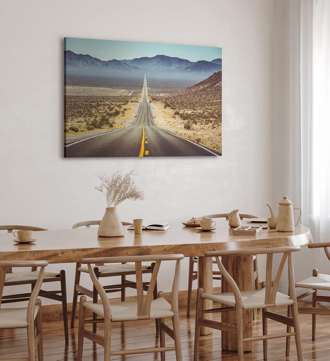 Paul Sinus Wandbild 120x80cm Route 66 USA Straße Berge Landschaft Gebirge