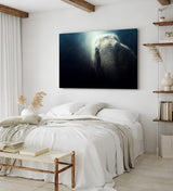 Paul Sinus Wandbild 120x80cm Elefant Tierfotografie Dunkel Fotokunst Kunstvoll