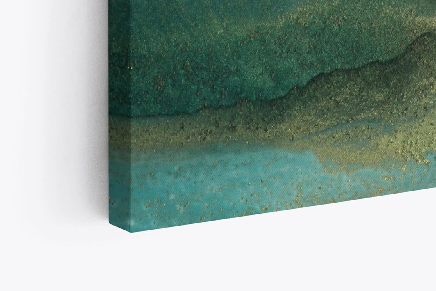 Paul Sinus Wandbild 120x80cm Abstraktes Bild Brauntöne Wasserfarben Kunstvoll