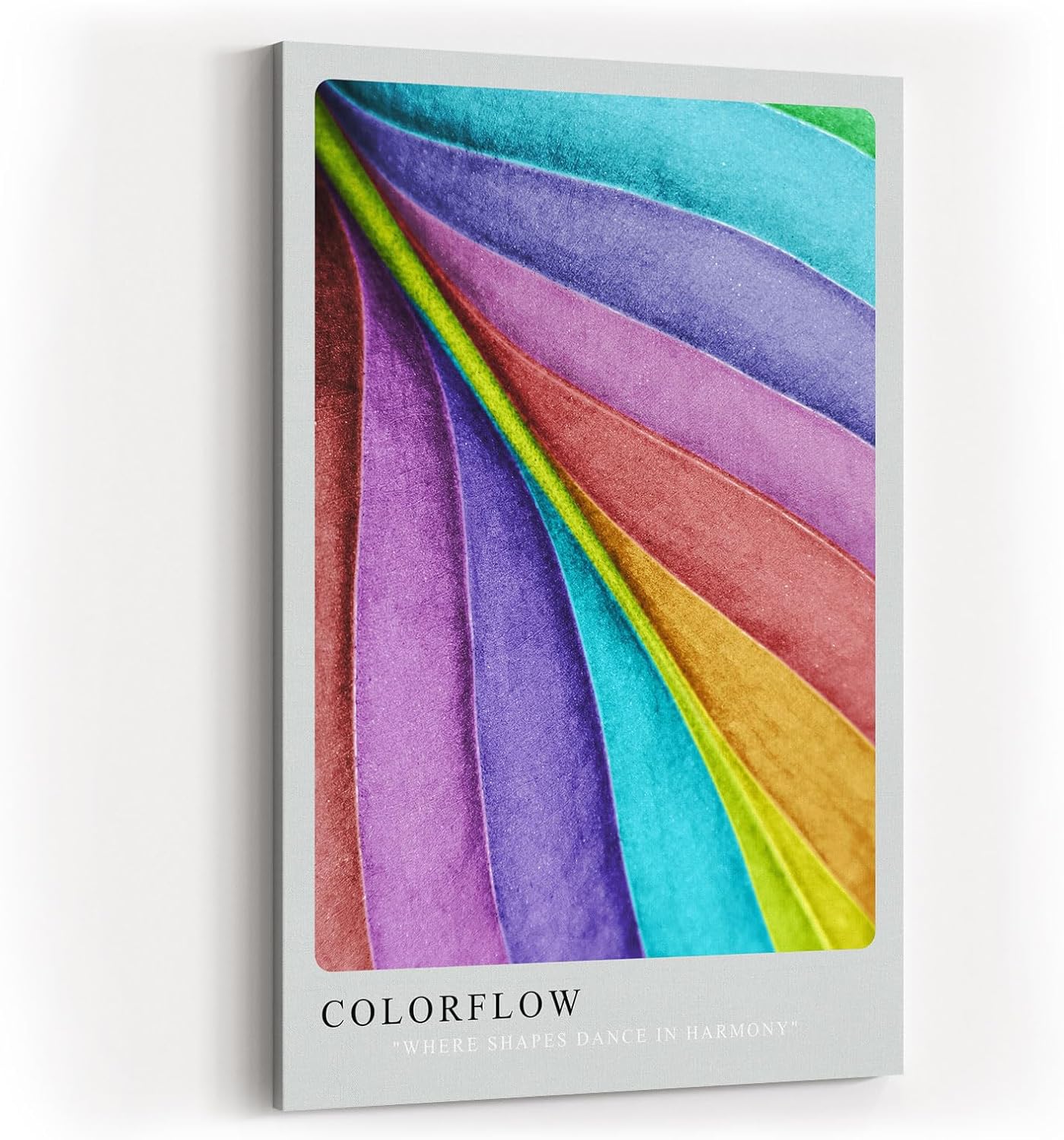 Paul Sinus Kunstdruck 40x60cm Farben Design Abstrakt Muster Geometrie Farbfächer Colorflow