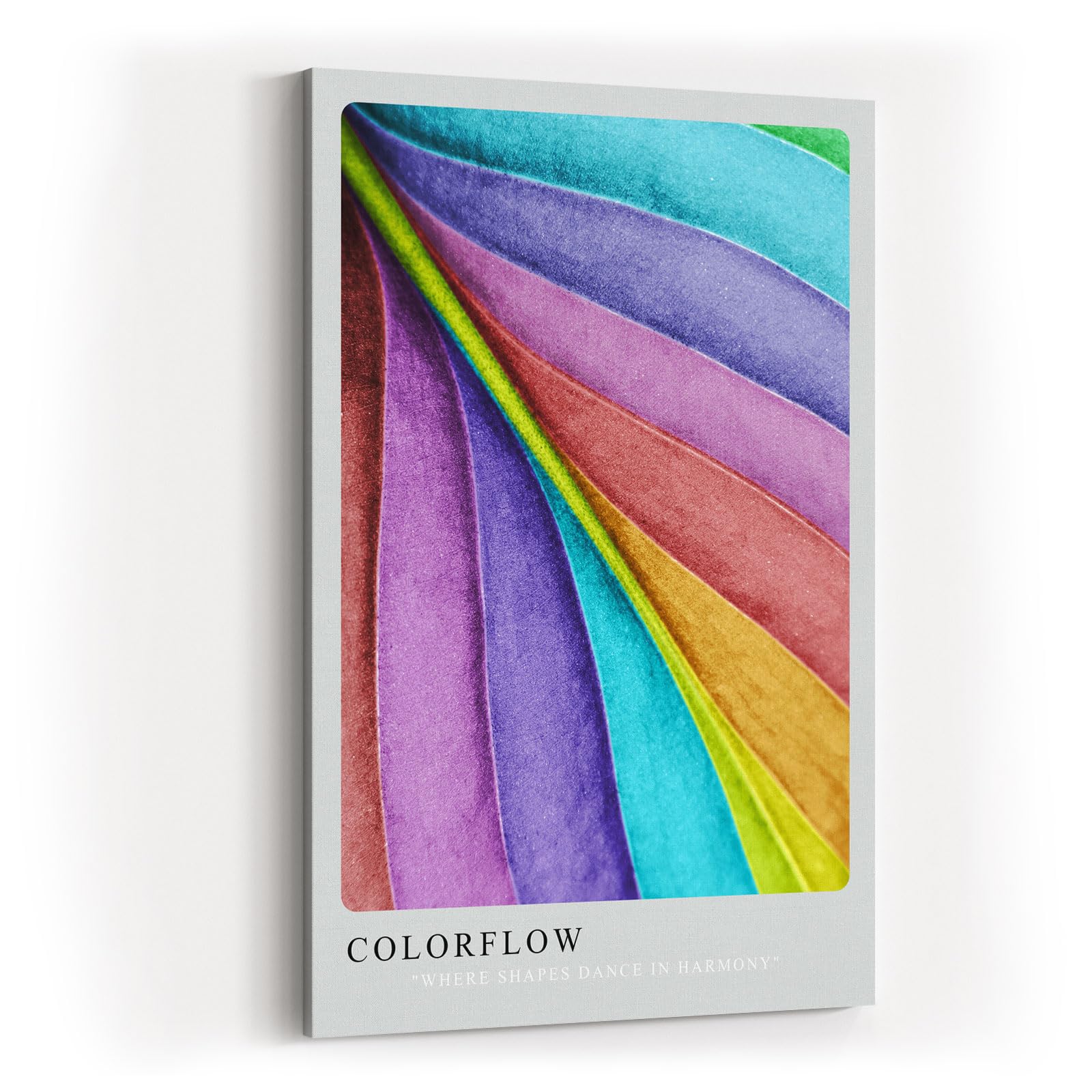 Paul Sinus Kunstdruck 40x60cm Farben Design Abstrakt Muster Geometrie Farbfächer Colorflow