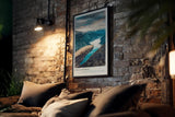 Paul Sinus Kunstdruck 40x60cm Trolltunga Norwegen Fjord Felsen Naturwunder Skandinavien Panorama