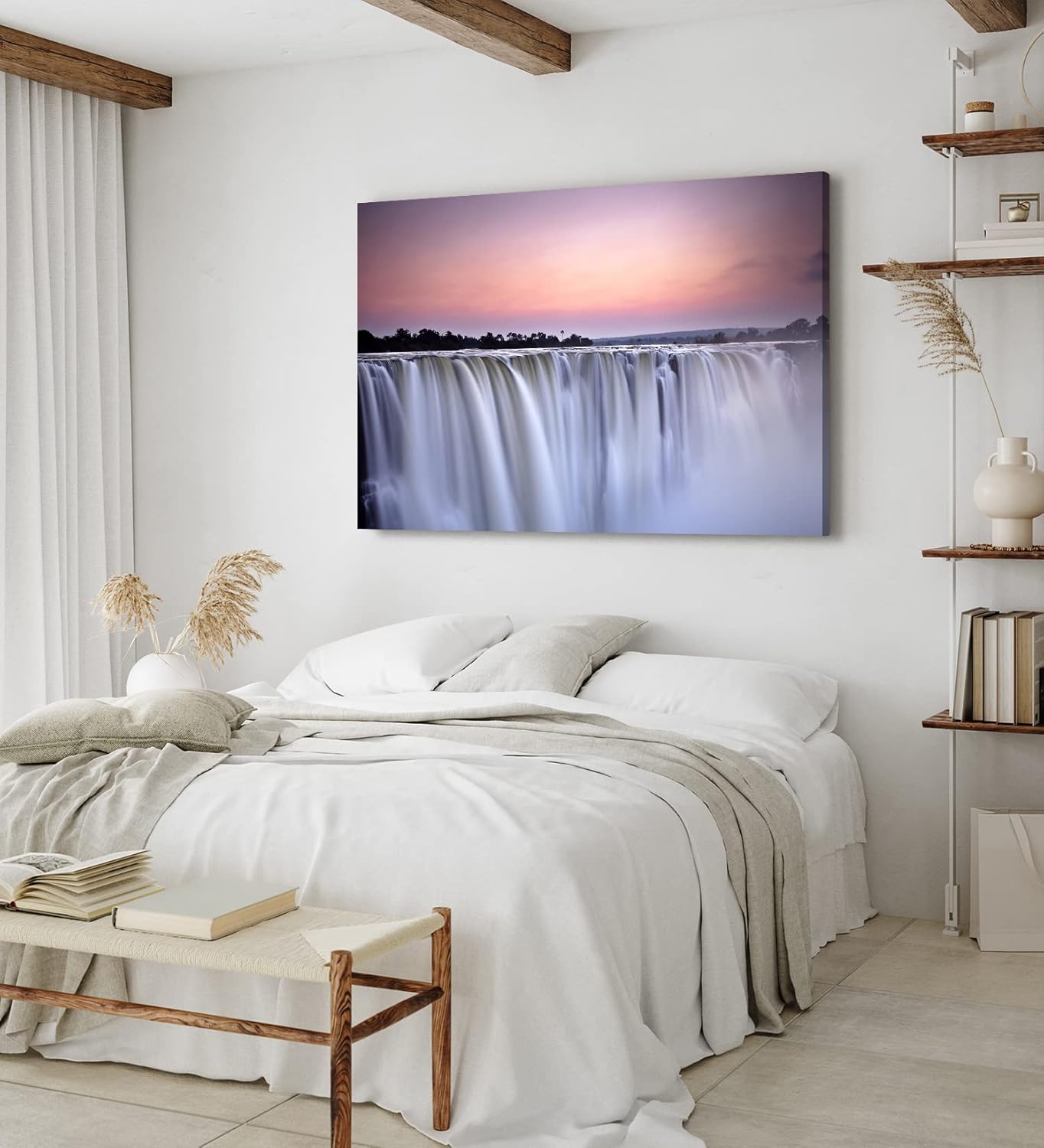 Paul Sinus Wandbild 120x80cm Viktoriafälle Wasserfall Sambia Afrika Fotokunst