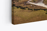 Paul Sinus Wandbild 120x80cm Glen Etive Bucht Schottland Berge Fluss schottische Landschaft
