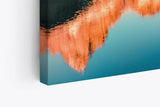 Paul Sinus Wandbild 120x80cm Schweizer Alpen Berggipfel Berge See Bergsee Schneegipfel