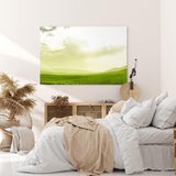 Paul Sinus Wandbild 120x80cm Landschaft Natur Berge Hügel Grün Himmel