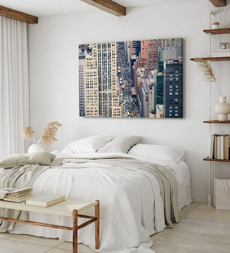 Paul Sinus Wandbild 120x80cm New York gelbe Taxis Großstadtdschungel Wolkenkratzer