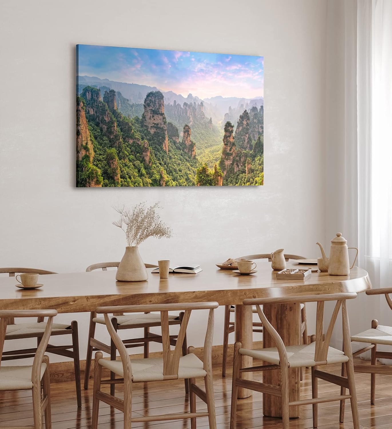 Paul Sinus Wandbild 120x80cm China Zhangjiajie Sandsteinformationen Berglandschaft Felsen