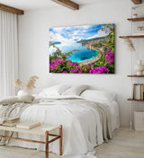 Paul Sinus Wandbild 120x80cm Côte d’Azur Küstenstadt Mittelmeer Sommer Frankreich Bucht