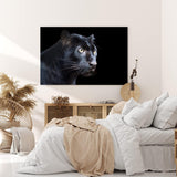 Paul Sinus Wandbild 120x80cm Schwarzen Panther Schwarz Raubkatze Leopard Jaguar