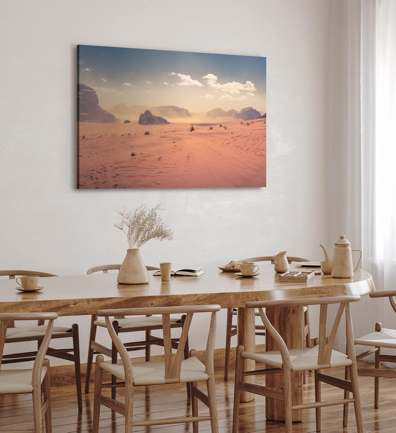 Paul Sinus Wandbild 120x80cm Wüstenlandschaft Wüste Sanddünen Sand Berge