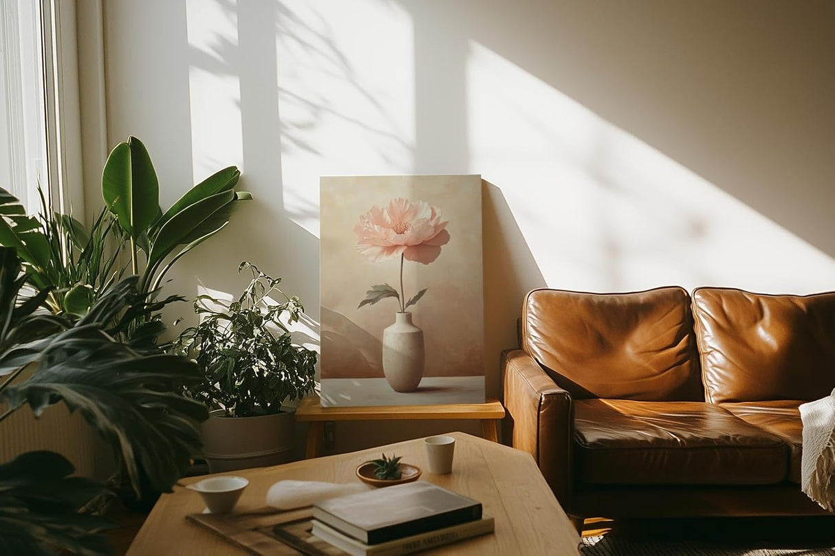 Paul Sinus 60x90cm Wandbild Zeitlose Blütenkraft – Eindrucksvolles Blumenmotiv mit Fokus auf florale Ästhetik