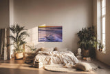Sinus Art Wandbild 120x80cm Kristallklares Eis in kontrastreicher Flut – kraftvolle Komposition mit künstlerischem Charakter