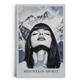Paul Sinus Leinwandbild 40x60cm Leinwandbild Mountain Spirit moderne Kunst kraftvolle Ästhetik monochrome Eleganz Ausdrucksstärke Berglandschaft