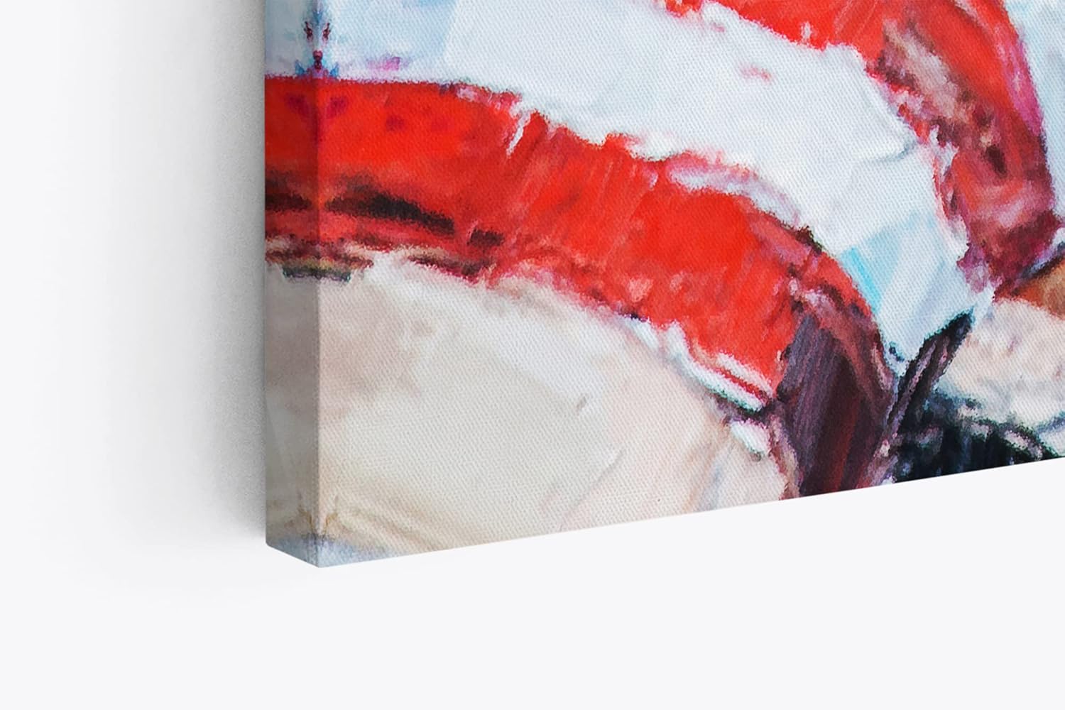 Paul Sinus Wandbild 120x80cm Liebespaar Pärchen Küssen Abstrakt Kunstvoll