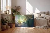 Sinus Art Wandbild 120x80cm Elegante Darstellung von Narzissen – Symbol für Neubeginn und Leichtigkeit