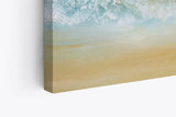Paul Sinus Wandbild 120x80cm Meer Strand Horizont Himmel Abstrakt Wellen