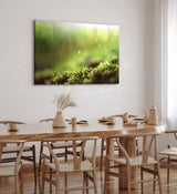 Paul Sinus Wandbild 120x80cm Wiese Grün Sonnenstrahlen Kunstvoll Natur