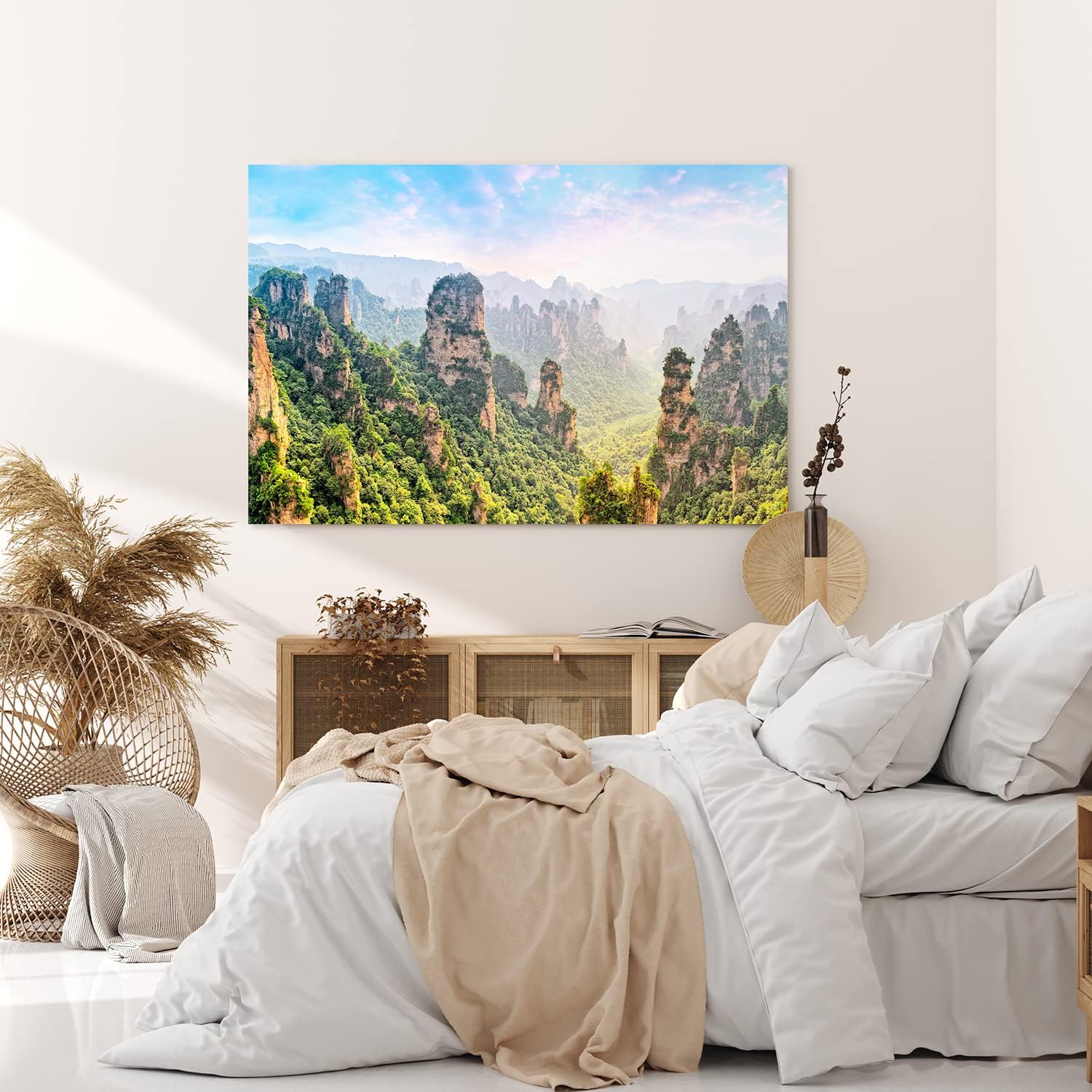 Paul Sinus Wandbild 120x80cm China Zhangjiajie Sandsteinformationen Berglandschaft Felsen