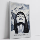 Paul Sinus Leinwandbild 40x60cm Leinwandbild Mountain Spirit moderne Kunst kraftvolle Ästhetik monochrome Eleganz Ausdrucksstärke Berglandschaft
