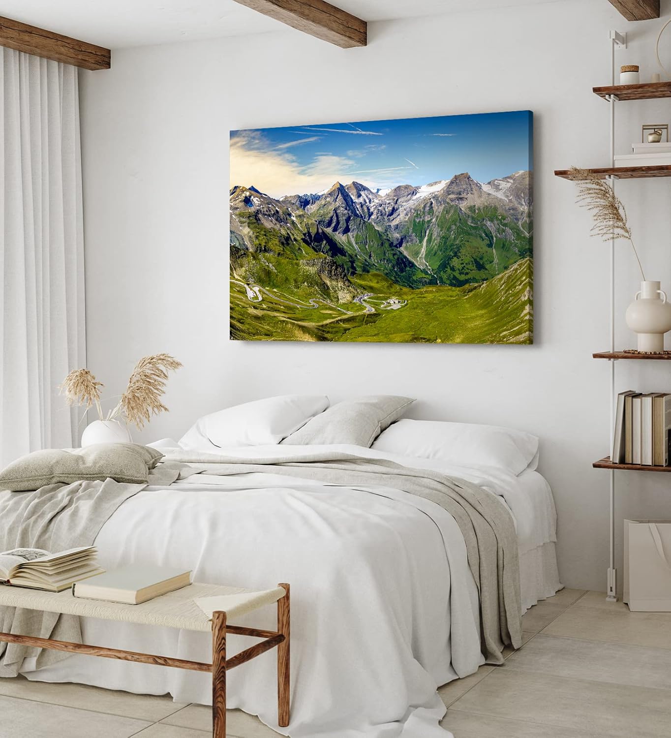 Paul Sinus Wandbild 120x80cm Grossglockner Berg in Österreich Alpen Berglandschaft
