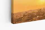 Wandbild 120x80cm Großer Baum Natur Sonnenuntergang Wurzeln Wolken