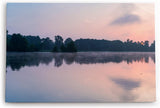 Paul Sinus Wandbild 120x80cm Sonnenuntergang See Bäume Landschaftsbild