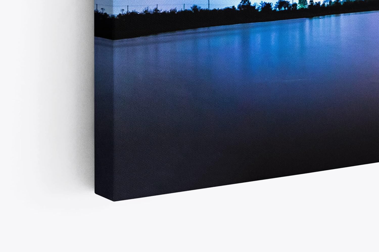 Paul Sinus Wandbild 120x80cm Berg See Nacht Milchstraße Sternenhimmel Sterne