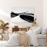Paul Sinus Wandbild 120x80cm Schwarz Weiß Fotografie Wüste Sanddünen Kunstvoll
