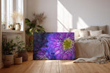 Sinus Art Wandbild 120x80cm Zwei Blüten in Nahaufnahme – detailreich und harmonisch miteinander verschmolzen