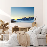 Wandbild 120x80cm Berge Patagonia Argentina Gebirge Sonnenuntergang Südamerika