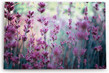Paul Sinus Wandbild 120x80cm Lavendel Lavendelfeld Wildblumen Blumen Blüten Violett