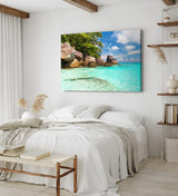 Paul Sinus Wandbild 120x80cm Karibik Meer Türkis Sommer Sonnenschein Urlaub
