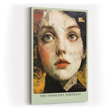 Paul Sinus Wandbild in 40x60cm modernes Frauenporträt in Collagenoptik – facettenreiche Kunst für zeitgemäße Wohnund Arbeitsräume