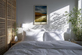 Paul Sinus Kunstdruck 40x60cm Schilf See Spiegelung Natur Berge Stille Landschaft Mirror Reeds