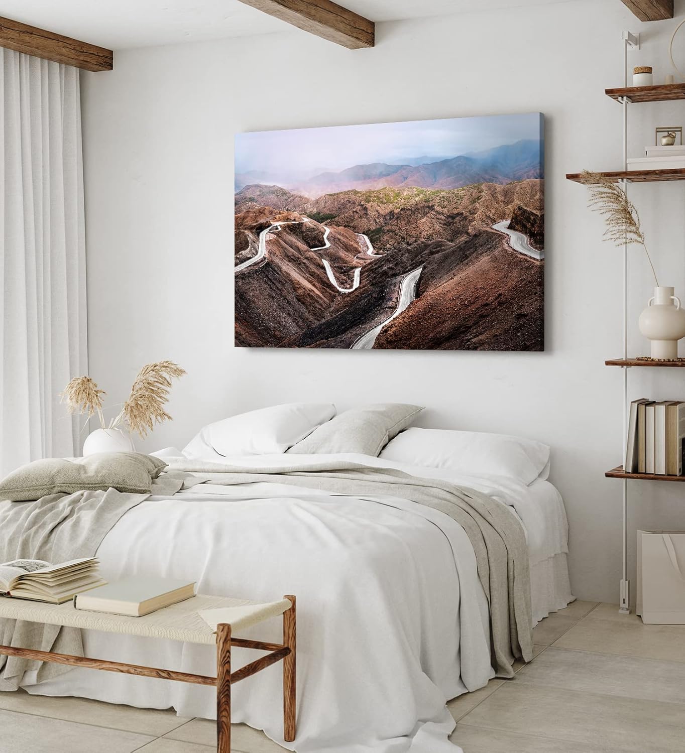 Paul Sinus Wandbild 120x80cm Atlasgebirge Marokko Berge Bergstraße Berglandschaft