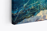 Paul Sinus Wandbild 120x80cm Wasserfälle Wasser Natur See Süden Sonnenschein