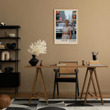 Paul Sinus Leinwandbild 40x60cm New York – Stadt, Nostalgie, Vintage, 50er Jahre, Metropole, Times Square, Mode, Eleganz, Großstadt, USA, Retro