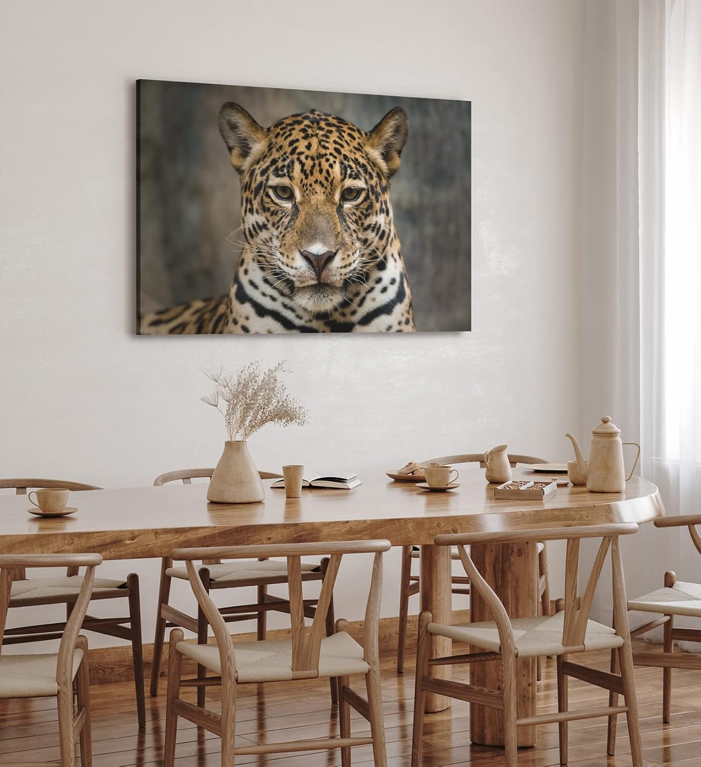 Paul Sinus Wandbild 120x80cm Jaguar Raubkatze Katze Tierfotografie Großkatze