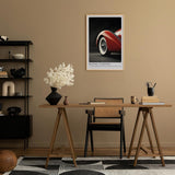Paul Sinus Leinwandbild 60x90cm Royal Curves Art-déco-Automobil Ästhetische Eleganz Klassisches Design Zeitlose Schönheit Hochwertige Wandkunst